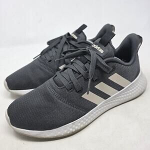 Adidas Womens Lite Racer Adapt 4.0 Gray White FY8176 Size 9 Running Shoes